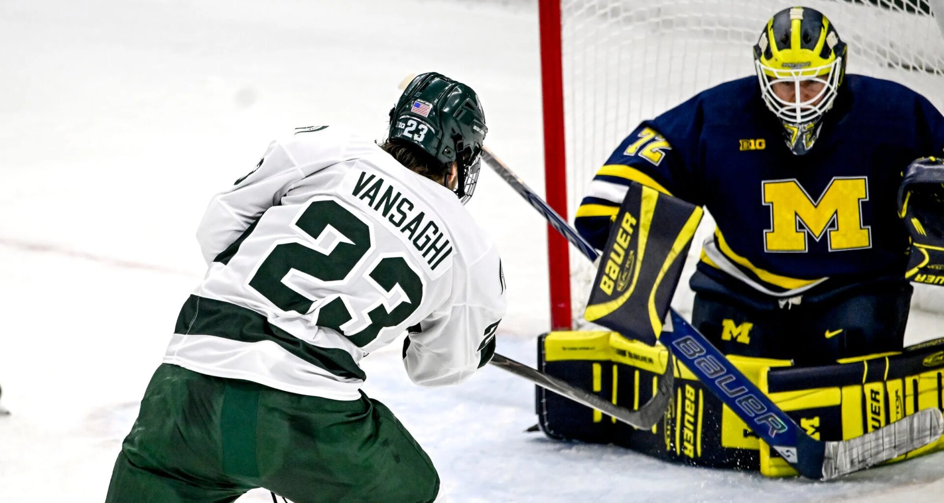 MSU hockey rival loses star goaltender to apparent long term injury