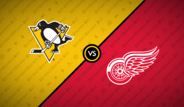 Penguins vs. Red Wings, 1/1/2026 – DetroitHockey.Net