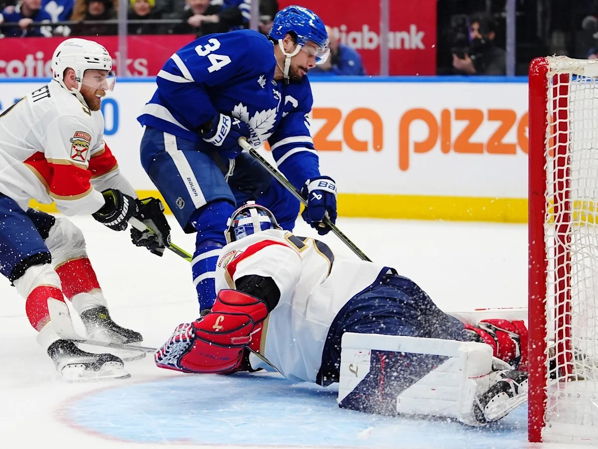 Auston Matthews scores again as Maple Leafs beat up on Florida Panthers