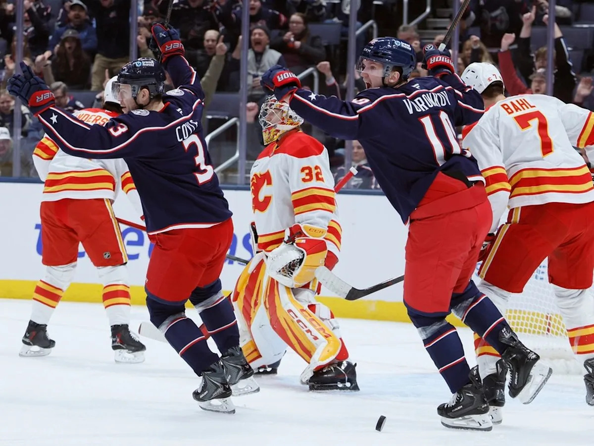 Three takeaways as late breakdown costs Flames against Blue Jackets