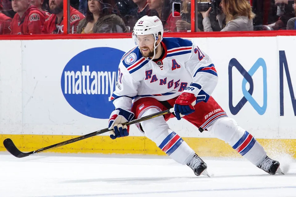 Jana Chytilova/Freestyle Photography/Getty Derek Stepan #21 of the New York Rangers
