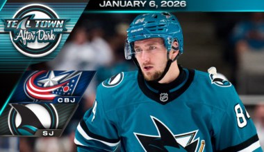 Sharks Sting Blue Jackets 5-2 - 1/6/2026 - Teal Town USA After Dark (Postgame)