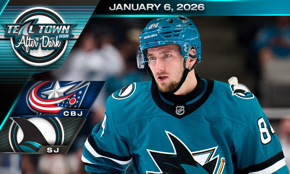 Sharks Sting Blue Jackets 5-2 - 1/6/2026 - Teal Town USA After Dark (Postgame)