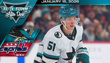 Sharks Veto Capitals 3-2 - 1/15/2026 - Teal Town USA After Dark (Postgame)