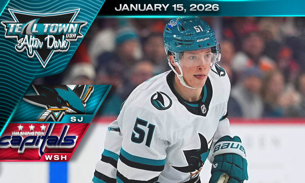 Sharks Veto Capitals 3-2 - 1/15/2026 - Teal Town USA After Dark (Postgame)