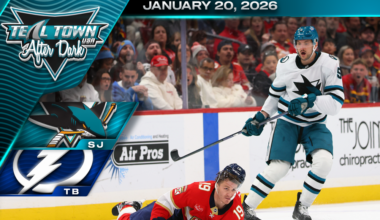 Sharks Hit by Lightning 4-1 - 1/20/2026 - Teal Town USA After Dark (Postgame)