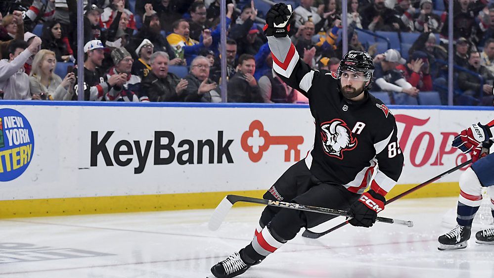 Buffalo Sabres forward Alex Tuch. (AP Photo)