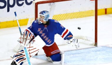 Rangers goaltender Shesterkin leaves loss to Utah with lower body injury – Trentonian