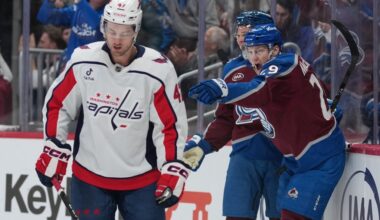 Nathan MacKinnon channels emotions in another milestone night