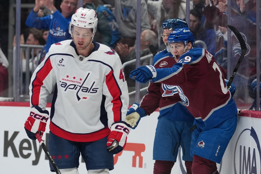 Nathan MacKinnon channels emotions in another milestone night