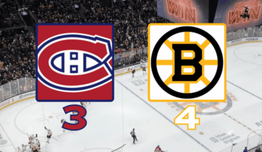 Canadiens 3-4 Bruins January 24, 2026 - TD Garden