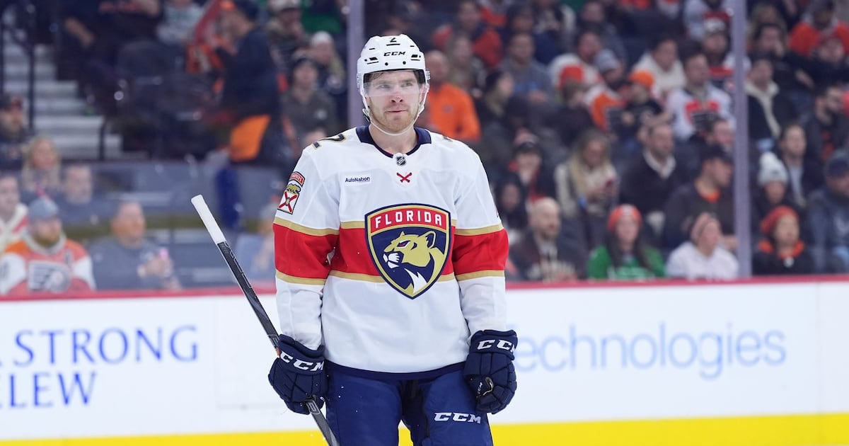 Tobias Bjornfot scores twice, tripling his career total as Florida Panthers beat Chicago Blackhawks