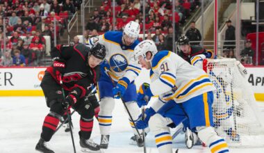 Hurricanes stay hot on home ice in win over Sabres