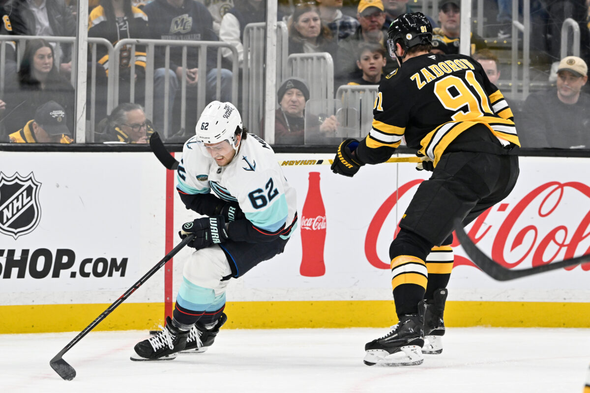 Brandon Montour Seattle Kraken Nikita Zadorov Boston Bruins