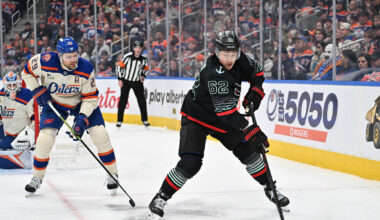Toronto Maple Leafs left wing Matias MacCelli (63) before a game against the Philadelphia Flyers at Xfinity Mobile Arena.