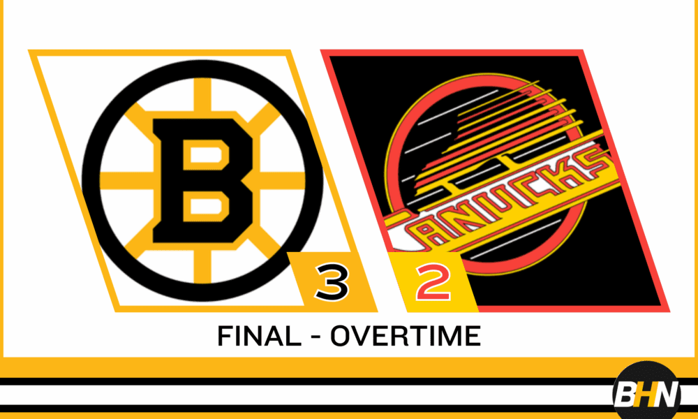 Boston Bruins 3-2 Vancouver Canucks Final OT January 3 2026