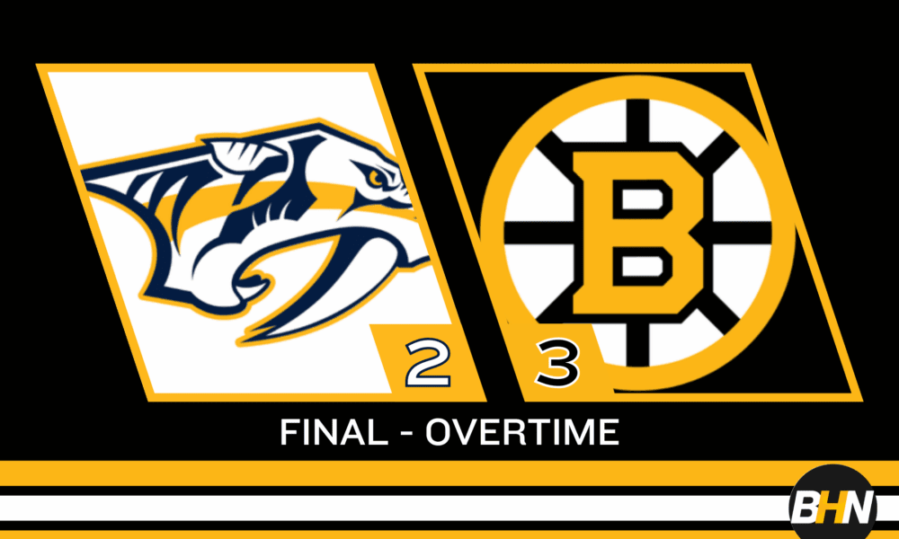 Bruins 3-2 Predators (OT) January 27, 2026