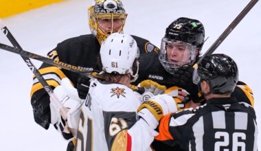 Charlie McAvoy rising to occasion