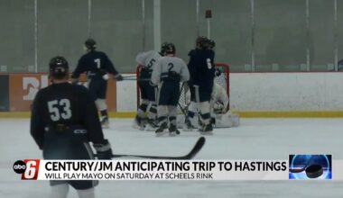 Century/JM Boys Hockey ready for trip to Hastings - ABC 6 News