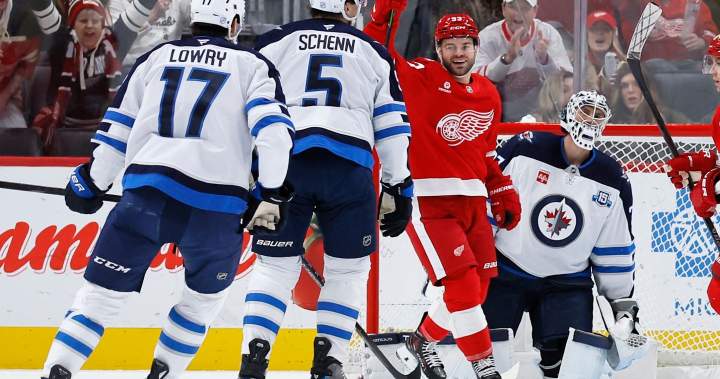 Winnipeg Jets’ disastrous December ends with 2-1 defeat in Detroit - Winnipeg