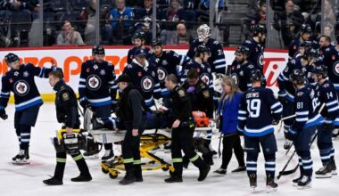 Winnipeg Jets’ Haydn Fleury on the mend after being stretchered off the ice - Winnipeg