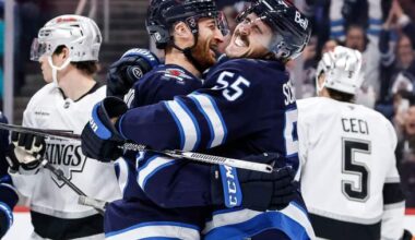 Winnipeg Jets finally win a game, downing L.A. 5-1 to end 11 game slide - Winnipeg