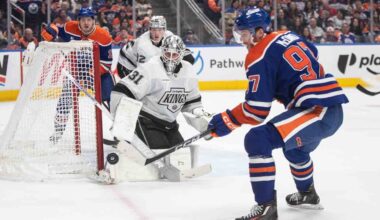 McDavid extends point streak, but Oilers fall to Kings in shootout