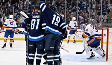 Winnipeg Jets outlast Islanders 5-4 for third straight victory - Winnipeg
