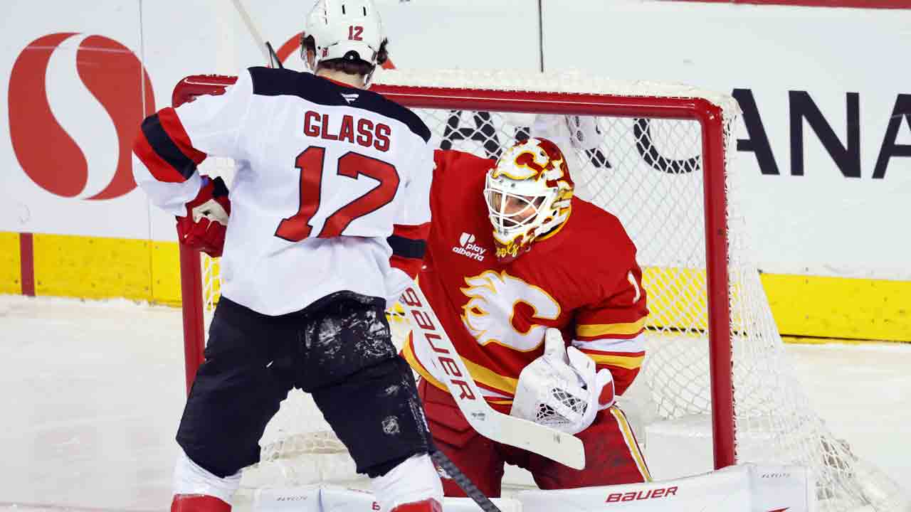 Flames fall to Devils in OT in first game since Andersson trade