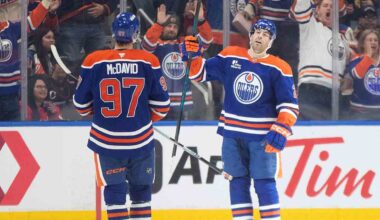 Bouchard's six points, McDavid's OT winner lead Oilers over Capitals