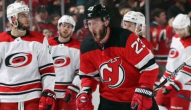 New Jersey Devils’ Stefan Noesen to undergo knee surgery