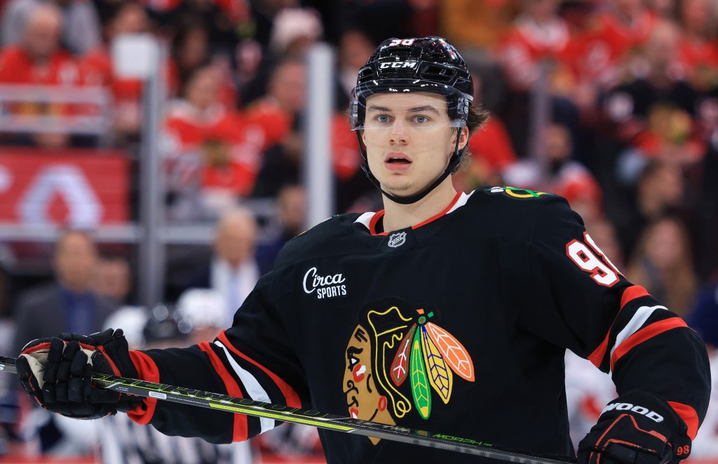 Connor Bedard back at Chicago Blackhawks practice after illness