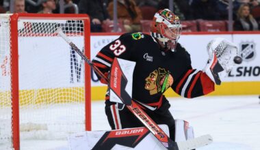 Drew Commesso gets 1st win for Chicago Blackhawks in shutout