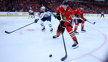 Chicago Blackhawks defensemen on their offensive roles