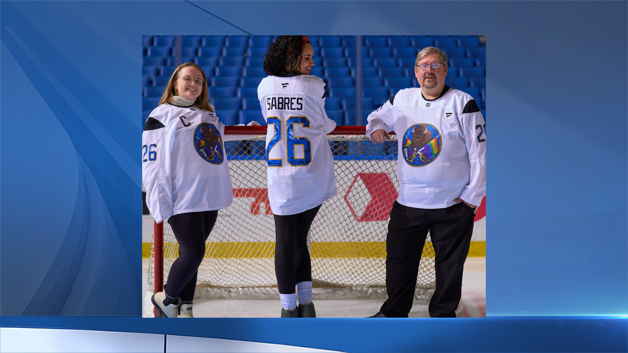 Sabres auction off specialty pride jerseys designed by WNY artist