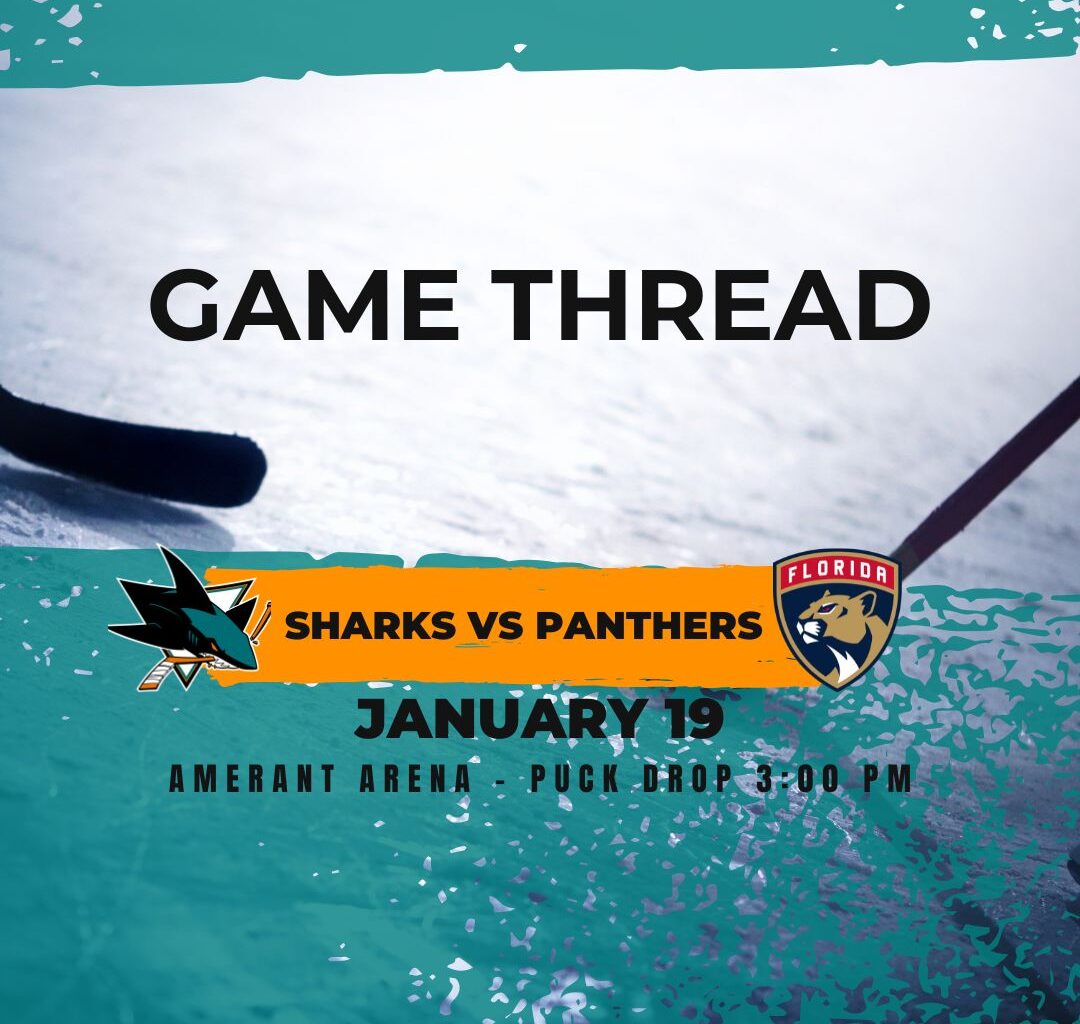 Sharks at Panthers game 48: Lines, game thread and how to watch