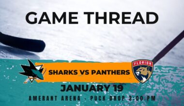 Sharks at Panthers game 48: Lines, game thread and how to watch