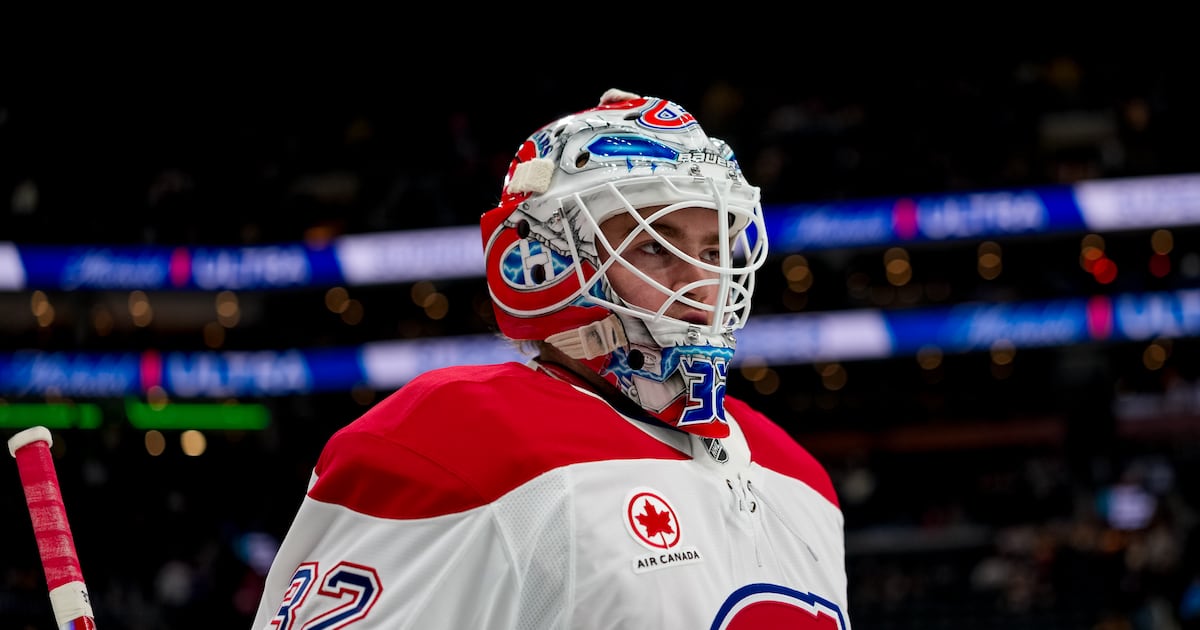 Montreal Canadiens G Jacob Fowler to start vs. Calgary Flames