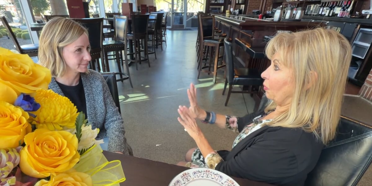 Las Vegas woman reunites with nurse that saved her life during Golden Knights game