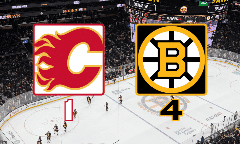 Flames 1-4 Bruins Jan 8 2026