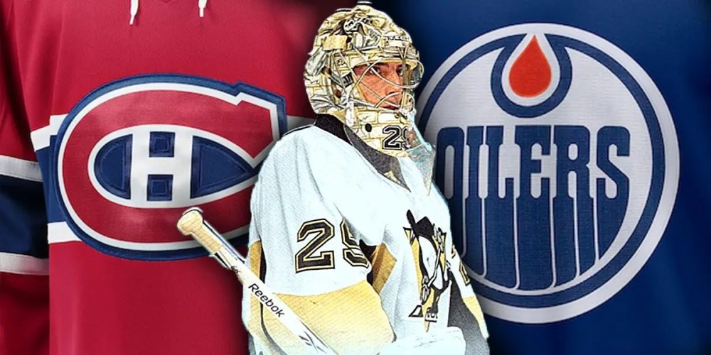 Marc-Andre Fleury Canadiens Oilers