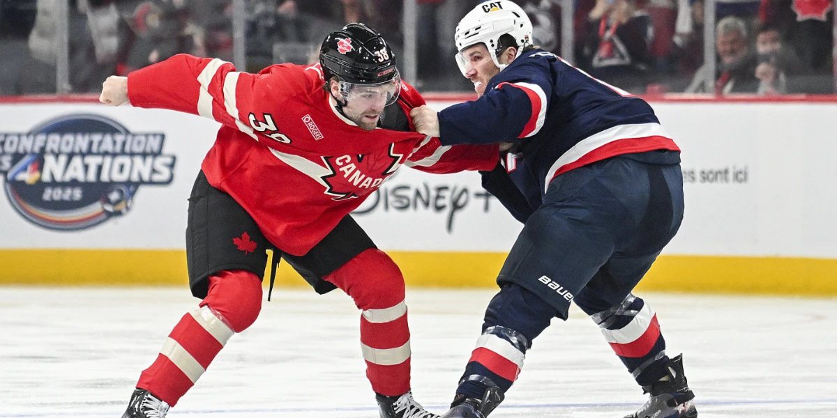 Four Nations Face-Off USA vs Canada Tkachuk