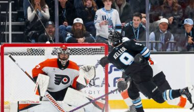 NHL roundup: Clayton Keller's OT goal lifts Mammoth past Flyers