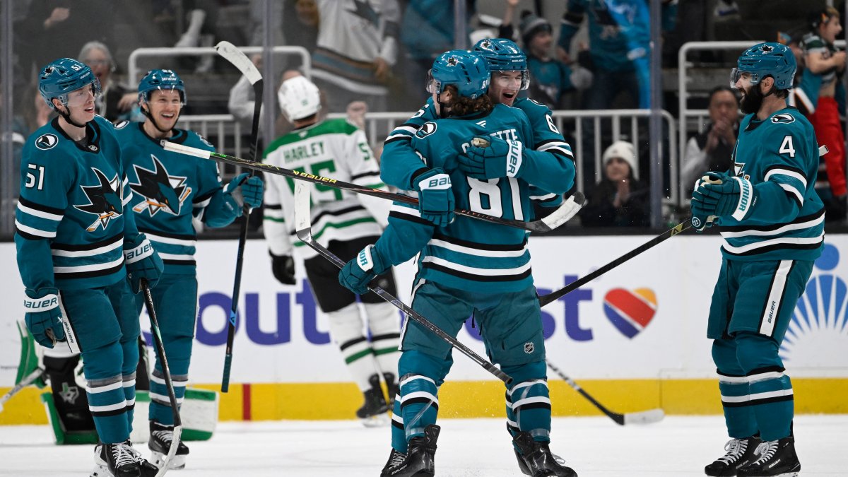 Sharks rally past Stars 5-4 as Toffoli scores OT game-winner – NBC 5 Dallas-Fort Worth