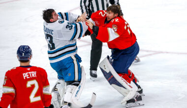 Goalie fight breaks out between Florida’s Bobrovsky and San Jose’s Nedeljkovic – NBC 6 South Florida
