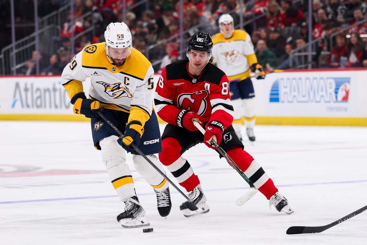 Jack Hughes leaves Devils game in first period two weeks before Olympics