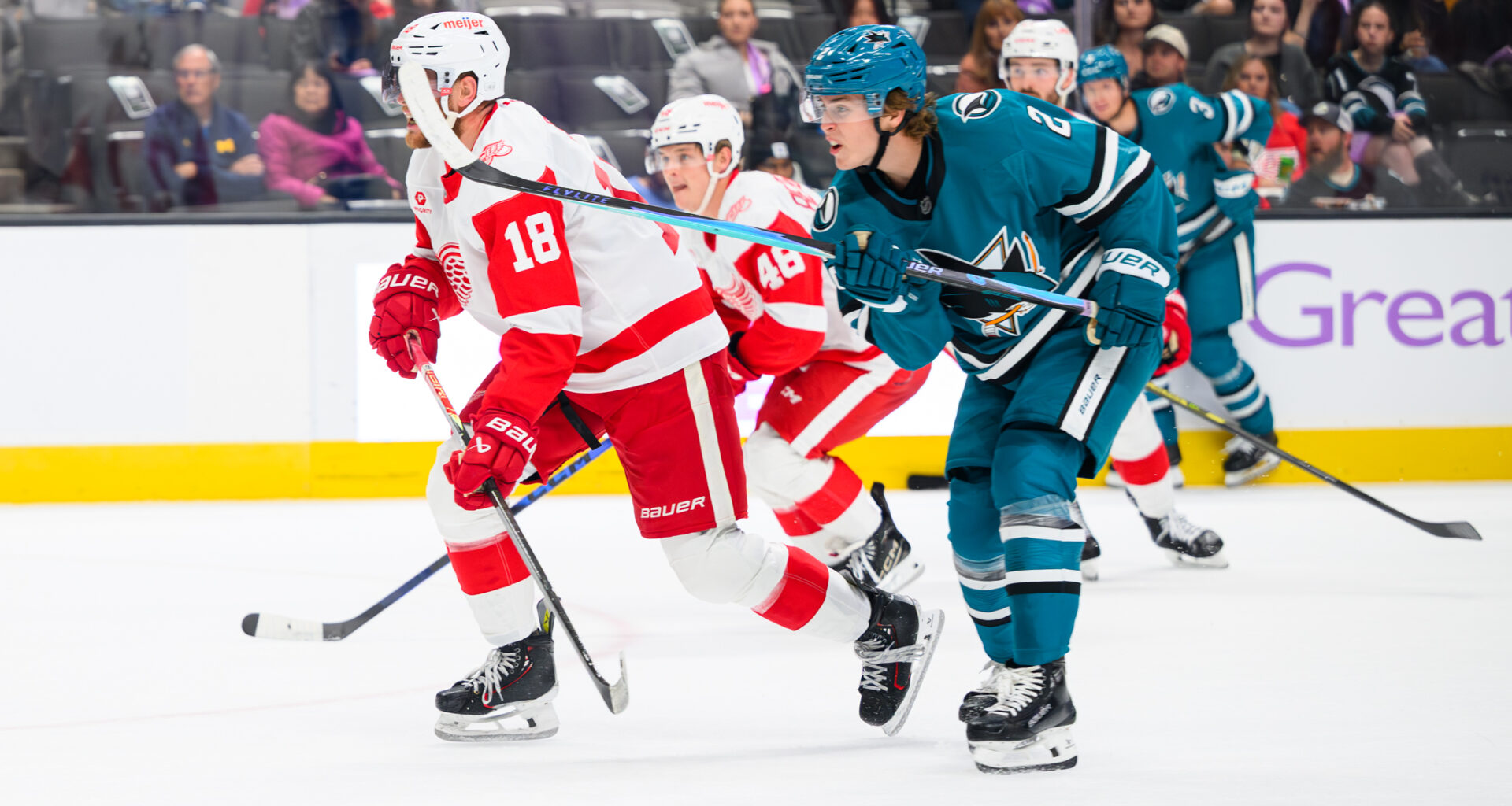 Smith Scores In Return But Sharks Momentum Gets Stopped In Motor City