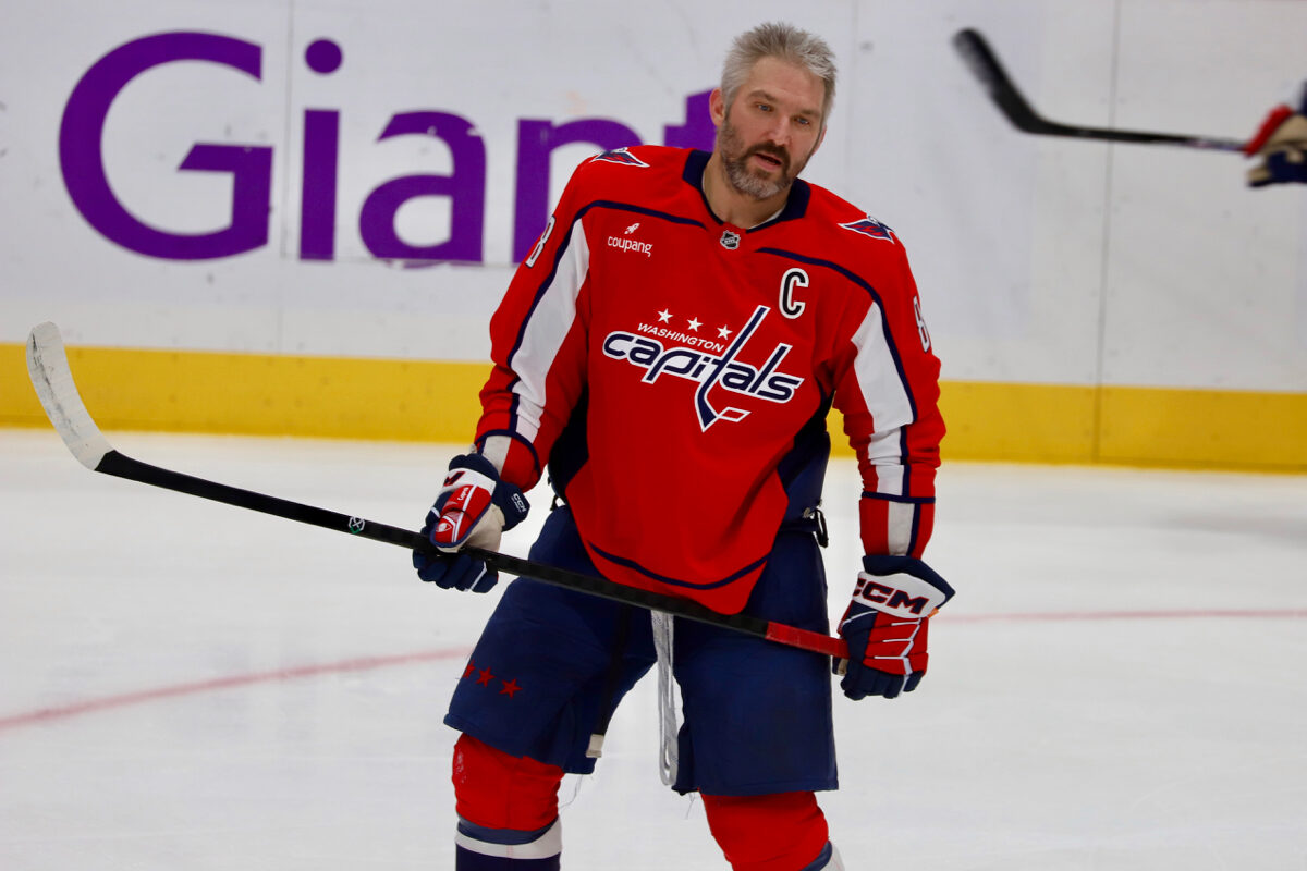 Alex Ovechkin Gets 7,000th Career Shot on Net