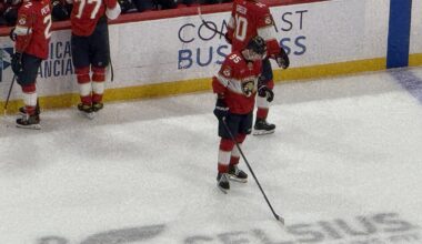 Vilmanis Scores First NHL Goal, Panthers Fall to Mammoth – Five Reasons Sports Network