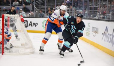 The Kraken Look to Come Ashore Against the Islanders